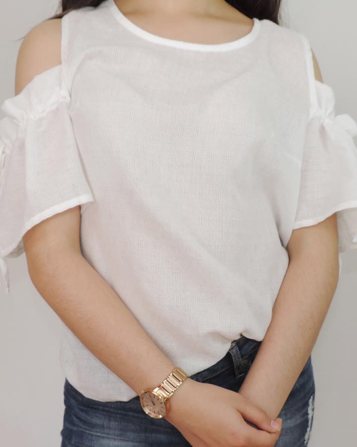 Fold Sleeve Blouse